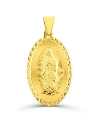 Joyerías Bizzarro Medalla ovalada virgen guadalupe oro 14k sf-156-14k oferta