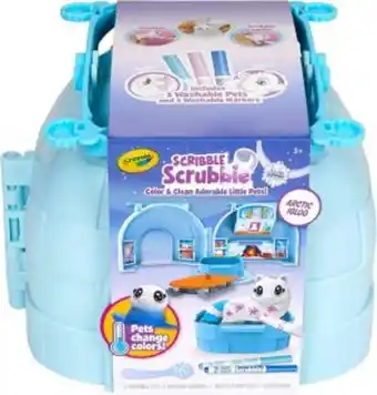 Julio Cepeda Jugueterías Crayola color pets scrubbie arctic igloo oferta