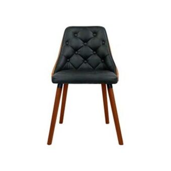 Silla alterego monroe nogal con negro