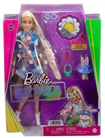 Mattel barbie extra muñeca conjunto de flores hdj45