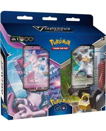 Caja pokemon trading card game pokemon go v battle decks bundle