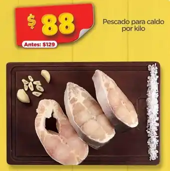 Bodega Aurrerá Pescado para Caldo por kilo oferta