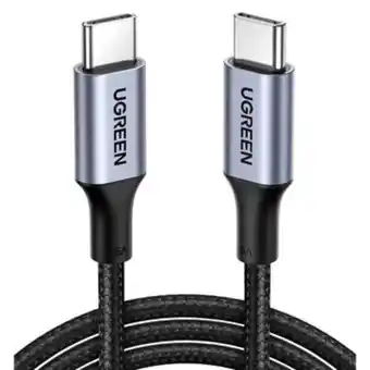 Cable usb-c ugreen gris espacial 2m