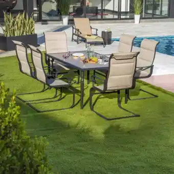 The Home Depot Juego de jardín glenridge 7 piezas oferta