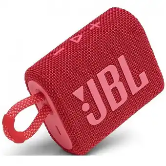 Sears Bocina portátil jbl go 3 a prueba de agua roja oferta