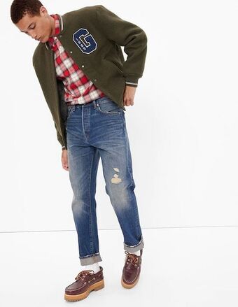 Jeans straight para hombre