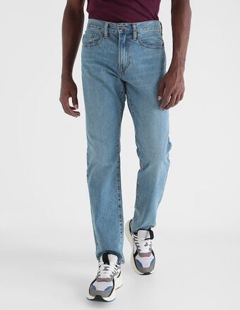 GAP Jeans straight lavado claro para hombre oferta