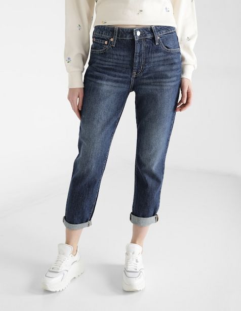 GAP Jeans boyfriend deslavado corte cadera para mujer oferta