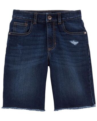 Shorts icónicos de mezclilla rasgados y parchados oshkosh b'gosh