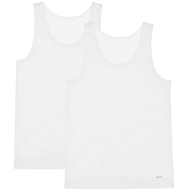 Sears Camiseta 2 pack blanca para hombre skiny modelo elo 73544 oferta