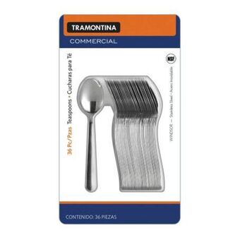 Cucharas para té tramontina acero inoxidable 36 pzas