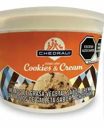Chedraui Helado chedraui cookies & cream 4 lt oferta