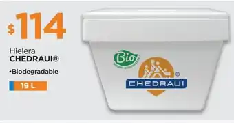 Chedraui Hielera chedraui 19 lt biodegradable oferta
