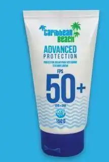 Protector solar adv caribbean beach