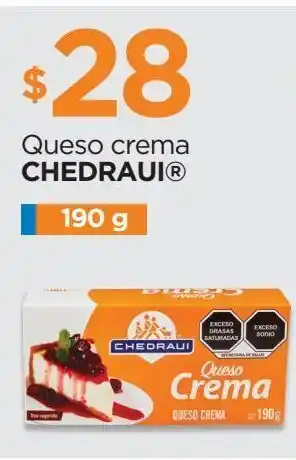 Chedraui Queso crema chedraui 190g oferta