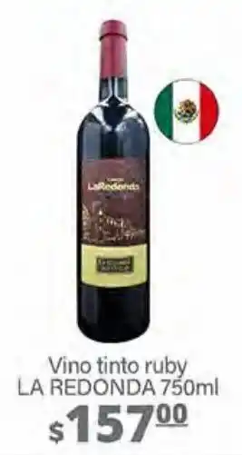 Vino tinto ruby la redonda 750ml