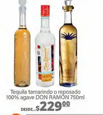 La Comer Tequila tamarindo 100% agave don ramón 750ml oferta