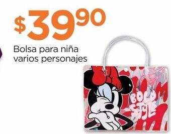 Chedraui Bolsa para niña varios personajes oferta