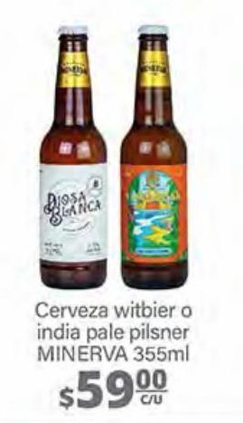 La Comer Cerveza minerva 355ml oferta