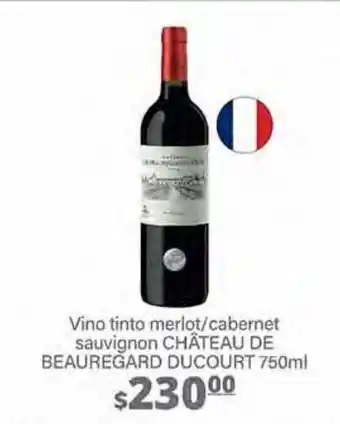 La Comer Vino tinto chateau de beauregard ducourt 750ml oferta