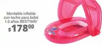 La Comer Montable inflable con techo para bebé 1-2años bestway oferta