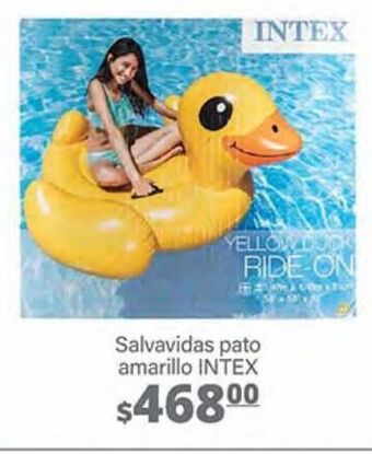 La Comer Salvavidas pato amarillo intex oferta