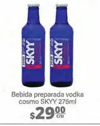 La Comer Bebida preparada vodka cosmo skyy 275ml oferta