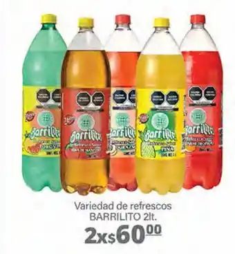 Refrescos barrilito 2lt x 2