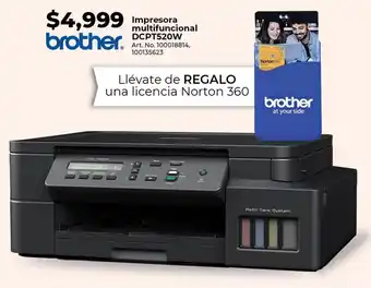 Office Depot Impresora multifuncional brother dcpt520w / inyección de tinta / color / wifi / usb oferta