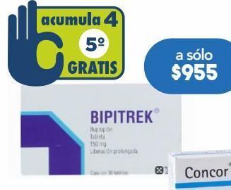 Farmacia San Pablo Bipitrek 150mg 30 tabletas. oferta