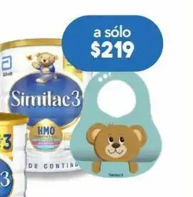 Farmacia San Pablo Similac 3 hmo etapa 3 850g + babero oferta