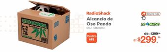 RadioShack Alcancía de oso panda oferta