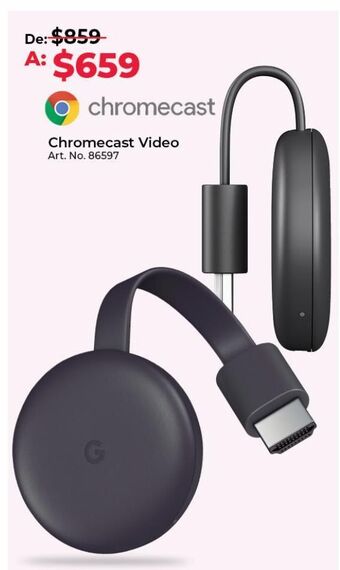 Chromecast video