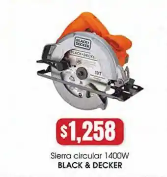 La Comer Sierra circular 1400w black and decker oferta