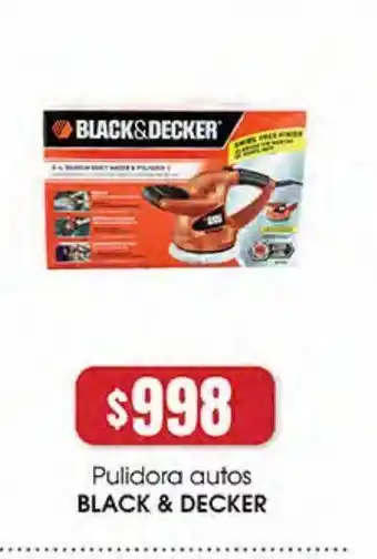 Pulidora autos black and decker