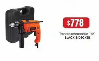 La Comer Taladro rotomartillo 1/2 black & decker oferta