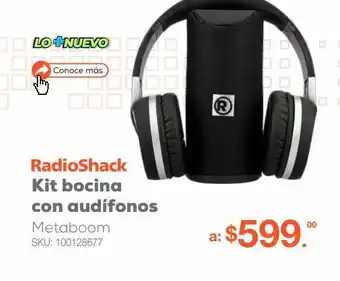 RadioShack Kit bocina con audifonos oferta