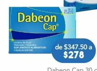 Farmacia San Pablo Dabeon cap 30 cápsulas. oferta