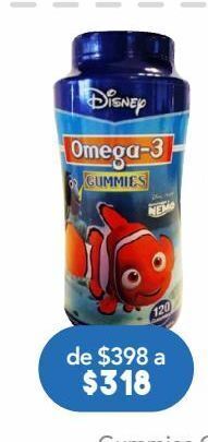 Farmacia San Pablo Gummies omega-3 nemo 120 piezas oferta