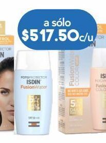 Farmacia San Pablo Isdin fusion water fotoprotector facial fps 50 con color oferta