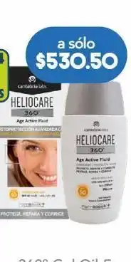 Farmacia San Pablo Heliocare 360º age active fluid fps 50 50ml. oferta