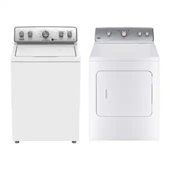 The Home Depot Combo lavadora 20 kg y secadora 16 kg maytag electrico blanca oferta