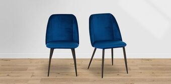 Muebles Dico Paquete 2 sillas anetta azul oferta