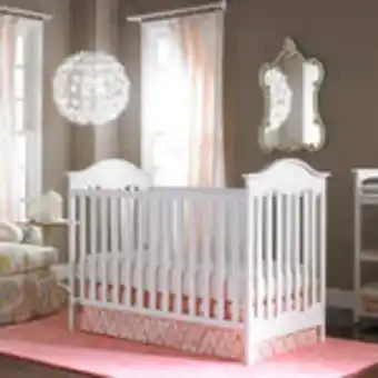 Cuna de madera fisher price color blanco