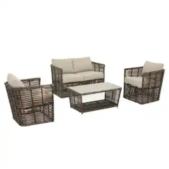 Sam's Club Sala member's mark kona tipo ratán 4 pzas oferta