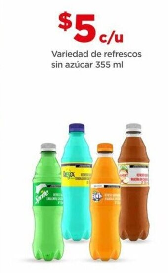 Bodega Aurrerá Variedad de Refrescos sin Azúcar 355ml oferta