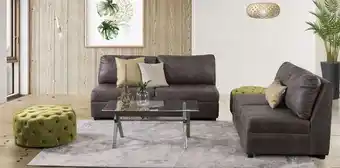 Muebles Dico Sala gea montana café 2 piezas oferta