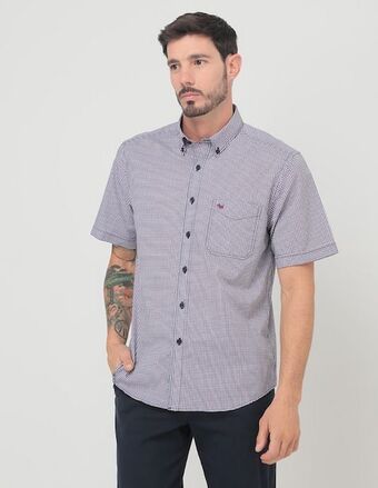 Liverpool Camisa casual ferrioni de algodón manga corta para hombre oferta
