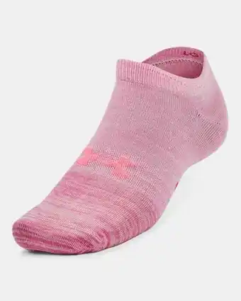 Paquete de 3 calcetines ua essential no show unisex