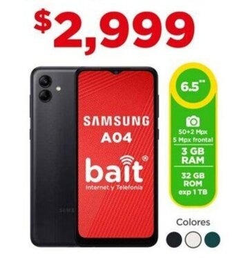 Bodega Aurrerá Samsung A04 32GB oferta